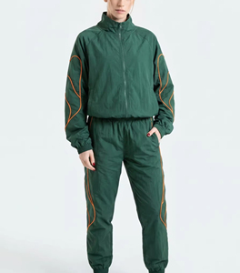 Professional <b>Womens</b> <b>Waterproof</b> Windbreaker Set Loose Fit Long Sleeve Hooded <b>Jacket</b> Jogger Pants Casual Outdoor <b>Running</b> Suit - Product Image 1