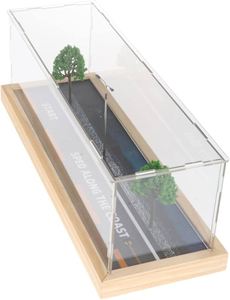 Acrylic Display Case for Diecast Cars with Beach Road Scene Clear Protective Display <b>Box</b> - Product Image 3