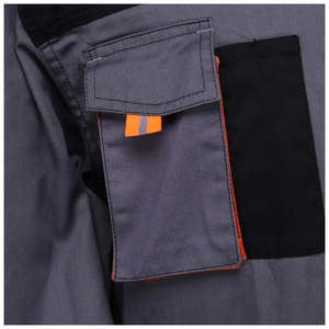 Traje de Trabajo de Una Pieza Resistente y Económico, Marca Privada, MOQ Bajo, Uniformes de Seguridad, Ropa de Trabajo Duradera, Overoles Grises - Product Image 4