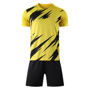 Nouveaux ensembles de maillots de football en sublimation, manches courtes, pour équipes professionnelles, deux uniformes de football - Product Image 1