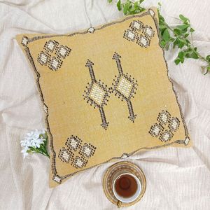 Design le plus chaud décoratif marocain géométrique tissé à la main coton housse de coussin élégant doux extérieur salon coussin - Product Image 4