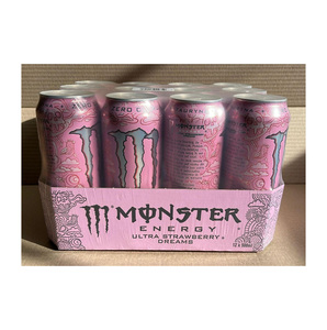 Pack Original Monster Ultra Strawberry Dreams (12x500ml) - Boisson Énergisante Sans Sucre Premium en Gros - Product Image 5