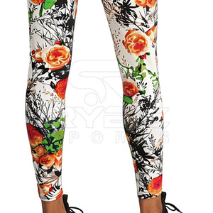 Leggings de sublimation nouvelle génération pour femmes, doux, respirants, extensibles, pour le sport et le yoga, fabriqués dans les meilleurs matériaux - Product Image 6
