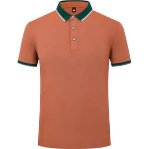 Fabricantes directos de fábrica Calidad profesional Hombres de secado rápido para Polos Diseños personalizables Logotipo de patrón sólido - Product Image 1