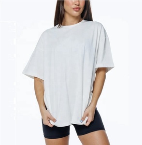 Oversized Women's <b>T</b>-<b>Shirt</b> Soft Cotton Half Sleeve Casual Top Women's Relaxed Fit Oversized Tee Premium Cotton Streetwear <b>T</b>-<b>Shirt</b> - Product Image 1