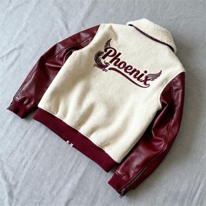 Veste Homme Style Letterman Personnalisée avec Broderie Chenille 3D et Impression Écologique – MOQ 10 Pièces - Product Image 5