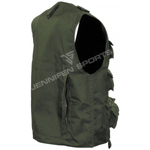 เสื้อกั๊กผ้าแคนวาส 100% ระบายอากาศได้ดี มีหลายกระเป๋า สำหรับตกปลา ล่าสัตว์ และกิจกรรมกลางแจ้ง สำหรับผู้ชาย - Product Image 2