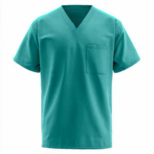 Blouse médicale tricotée personnalisée unisexe, uniformes d'hôpital avec tissu respirant et confortable et couleurs sur mesure - Product Image 6