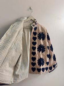 Veste courte en velours pour femmes, brodée à la main, style Suzani traditionnel indien - Product Image 5