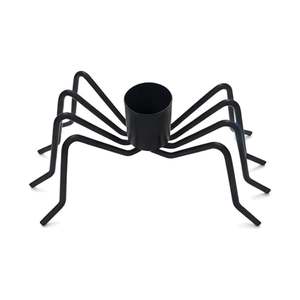 <b>Black</b> Iron Spider <b>Candle</b> Stand 13cm Home Decoration Durable <b>Metal</b> <b>Holder</b> - Product Image 6