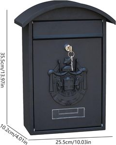 Indian Bulk Iron <b>Mail</b> <b>Box</b> Rustproof Durable Powder Coated Designed for POST Daily Paper Collection Entry Mount Fitment Organized - Product Image 3