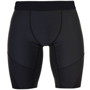 Shorts de compression pour hommes, taille élastique, séchage rapide, couche de base athlétique, couleur unie, haute qualité, respirant, performance pour la gym et l'entraînement - Product Image 1