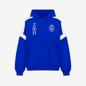 Zeta Phi Beta sororité Style sweat à capuche surdimensionné Premium confortable coton Polyester décontracté poche kangourou Design Logo personnalisé Option - Product Image 1