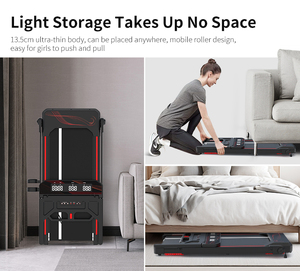 Cinta de correr eléctrica plegable portátil de plástico con envío gratis desde el extranjero, programas de ejercicio LED para correr, trotar y caminar - Product Image 6