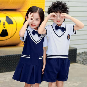 Fabricant professionnel d'uniformes scolaires britanniques d'été unisexes pour la maternelle et l'école primaire, conception personnalisée OEM ODM, vêtements scolaires - Product Image 6
