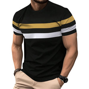 Camisetas de Algodón Premium para Hombre, Estilo Nuevo, Logotipo Personalizado, Tallas Grandes, Ropa Casual, Venta al Por Mayor, Alta Calidad, Disponibilidad en Stock - Product Image 1
