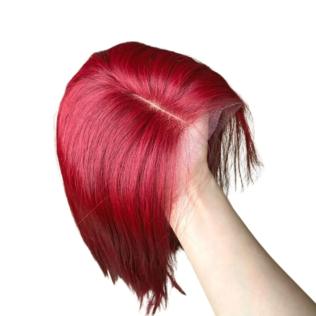 Ekstensi rambut manusia dengan WIG merah pilihan terbaik rambut Virgin kecantikan dan perawatan pribadi kemasan disesuaikan Sel Vietnam