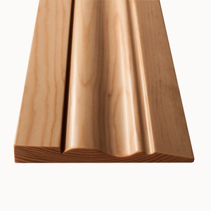 Solid Wood Baseboard Crown Trim Custom Modern Moulding for Interior Decoration <b>Solutions</b> Wall Ceiling Decoration - Product Image 1