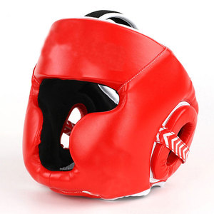 Protector de Cabeza de Boxeo Profesional de Cuero, Duradero, Protector y Ajustable |   Equipo de Boxeo FAHAD - Product Image 1