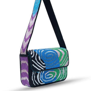 Sac fourre-tout de voyage haut de gamme en toile brodée à la main, style baguette, artisanat indien traditionnel de luxe, durable, promotionnel - Product Image 5