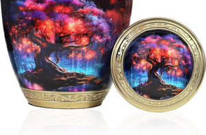 โกศบรรจุอัฐิงานฝีมือสมัยใหม่สำหรับผู้ใหญ่ ขายส่ง สไตล์อเมริกัน โกศตกแต่งสำหรับบุรุษและสตรี - Product Image 6