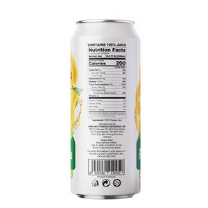Papaya 500 ml 16,9 floz Bebida de jugo con pulpa VINUT 24 botellas por cartón botella para mascotas Sin azúcar añadido OEM Etiqueta privada Vietnam - Product Image 2