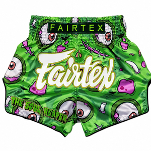 กางเกงมวยไทยคุณภาพสูง Fair tex สีดำขาวลายเสือ สำหรับชกมวย MMA คิกบ็อกซิ่ง แบบ unisex  ลายพราง  แบบ sublimation - Product Image 1