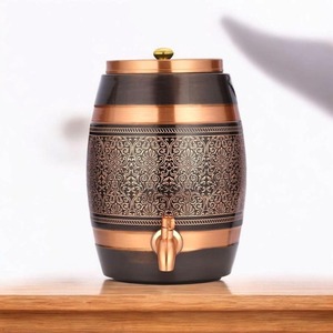 Elegant Copper <b>Water</b> Dispenser With A Sturdy Stand For Convenient And Hygienic <b>Water</b> Storage - Product Image 3