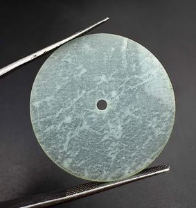 Esfera de Reloj de Aguamarina Natural de 28.50mm y 0.70mm, Pulida, Redonda, Personalizada, de Lujo, Automática, K Gems - Product Image 1