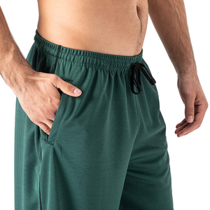 Pantalones deportivos casuales de algodón para hombre, de cintura media, con logo personalizado, lisos, de gran tamaño, estilo frontal plano, superventas al por mayor - Product Image 5