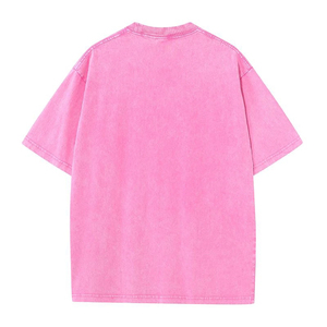 Camiseta Extra Grande Personalizada para Hombre, Lavada al Ácido, 100% Algodón, Peso Pesado 220g, Estilo Urbano, OEM ODM - Product Image 6