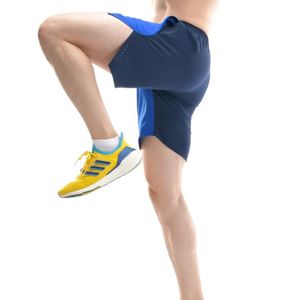 Shorts de sport bleu marine pour hommes, respirants, légers, décontractés, pour la gym, l'entraînement, la course à pied, l'été, personnalisables OEM ODM - Product Image 4