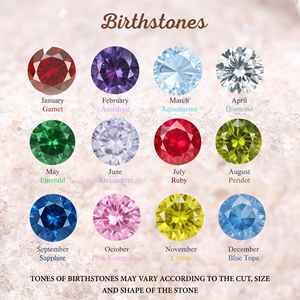 Pendientes de Graduación BOJ 01 con Piedra de Nacimiento Personalizada y Birrete de Graduación, Impresionantes, a Bajo Precio, en Oferta - Product Image 5