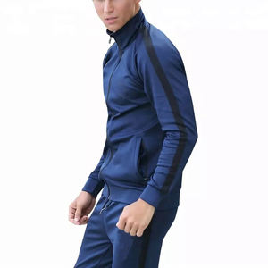 Ensemble de survêtement pour homme, coupe ajustée, séchage rapide et respirant, en coton, tenue de jogging, service OEM - Product Image 3
