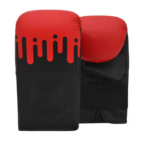 Guantes de Grappling MMA de Cuero Sintético PU, Medios Dedos, Profesionales, para Entrenamiento de Fuerza, con Correa de Muñeca Ajustable y Antideslizante - Product Image 6