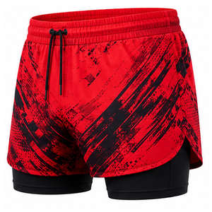 Short de bain décontracté personnalisé pour homme, écologique, avec poches zippées imperméables, séchage rapide, léger, cordon de serrage, pour la plage - Product Image 4