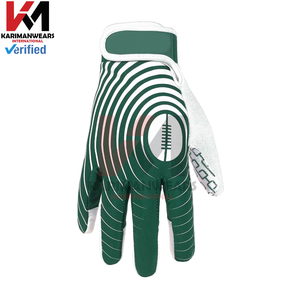 Gants de football américain à adhérence avancée, logo personnalisé, équipement d'entraînement professionnel pour receveurs, haute performance, approvisionnement en gros - Product Image 2