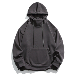 Sudadera con Capucha Unisex Extra Grande de Algodón Liso, Color Sólido, Informal, Transpirable, Forrada, Tejido de Rizo Francés, Ropa de Invierno - Product Image 6