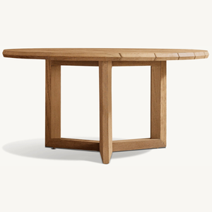 Table en teck de qualité supérieure, style moderne et épuré, idéale pour l'extérieur, résistante aux intempéries, en promotion. - Product Image 3