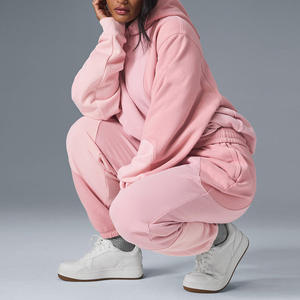 Conjuntos Deportivos Personalizados con Logotipo, Trajes Deportivos Hip Hop de Algodón, Ropa Deportiva Urbana, Conjuntos Deportivos para Mujer de Tallas Grandes, Conjuntos de Sudaderas con Capucha - Product Image 3