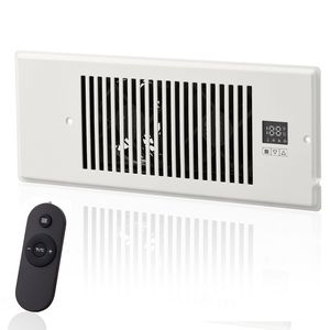 Ventilatore Silenzioso per Bocchette di Ventilazione con Termostato e Telecomando, Adatto per Bocchette da 4FT X 12FT - Product Image 1
