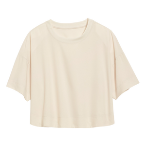 Camiseta Corta de Algodón para Mujer, Manga Corta, Cuello Redondo, Estampada, Informal, Estilo Urbano, Camiseta de Verano - Product Image 5