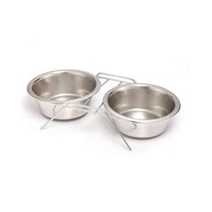 Comedero para Perros, Duradero, de Acero Inoxidable, Forma Redondeada, para Viajes, Uso en Interiores/Exteriores - Product Image 2