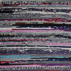 Tapis réversible floral 100% coton tissé à la main ferme rustique 24x36 matériau recyclé pour tapis de sol classique salon chambre - Product Image 5