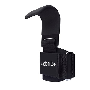 Custom Logo Design Adjustable Power Hooks for Weightlifting Gym Lifting <b>Rod</b> Fitness Wrist <b>Holder</b> Wholesale 2026 New Arrival - Product Image 3