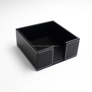 อุปกรณ์ตกแต่งโต๊ะอาหาร ถาดใส่ของใช้ส่วนตัวหนังแท้ กล่องเก็บผ้าเช็ดปาก กล่องใส่ผ้าเช็ดปากตกแต่ง ของตกแต่งกลางโต๊ะ - Product Image 4