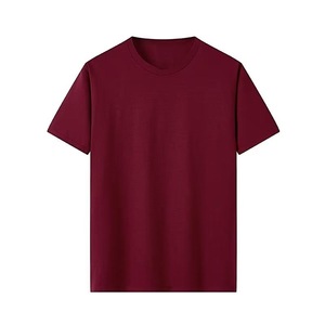 เสื้อยืดแขนสั้นสีพื้นแบบสลิมฟิต สั่งทำได้ พร้อมปักโลโก้ตามแบบ OEM และพิมพ์ลายตามสั่ง - Product Image 5
