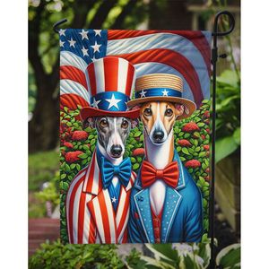 All American Greyhound Multicolor Garden Flag Decorativo Yard Flag Banner para Patio Artwork para Flower Beds Mailbox Decor - Product Image 3