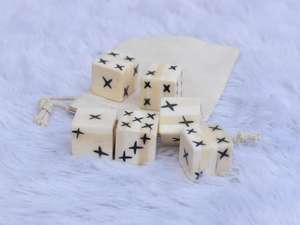 Dés à jouer en os de buffle faits main de haute qualité, dés de jeu en os de buffle avec taille et design précis, 6 faces, nouveau design - Product Image 6