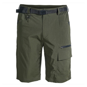 Men's Breathable Quick-Dry Tactical Cargo Shorts Multi-Pocket Elastic Waist Outdoor Hiking Shorts - Product Image 4
